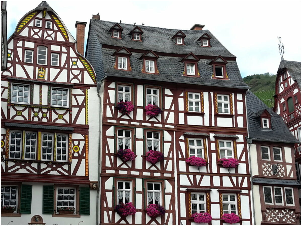 Traumhafte Städtchen an der Mosel (hier Bernkastel)