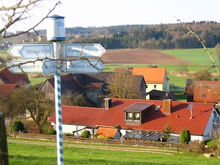 Blick ins Zwergwörnitztal und Wohnhaus
