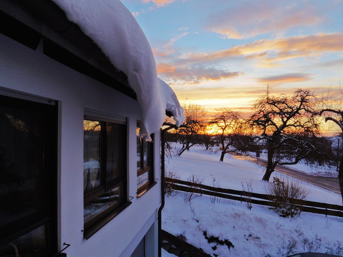 Winterstimmung mit Sonnenaufgang