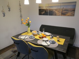 Gemütlicher Essbereich