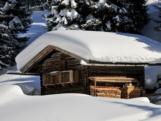 almhütte winter