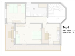 Skizze Appartement Top 1