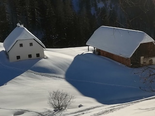 Alm im Winter