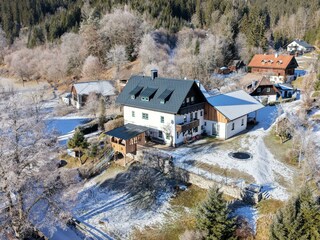 Lage Haus Enzian Luftaufnahme