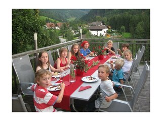 Terrasse vom Landhaus Seebacher