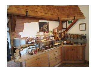 Köstlichkeiten am Früstücksbuffet