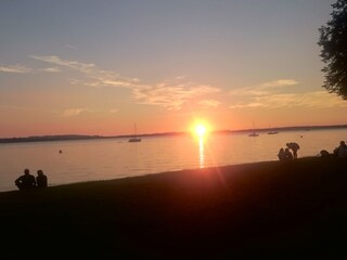Sonnenuntergang am Chiemsee