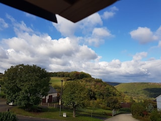 Ausblick vom Balkon