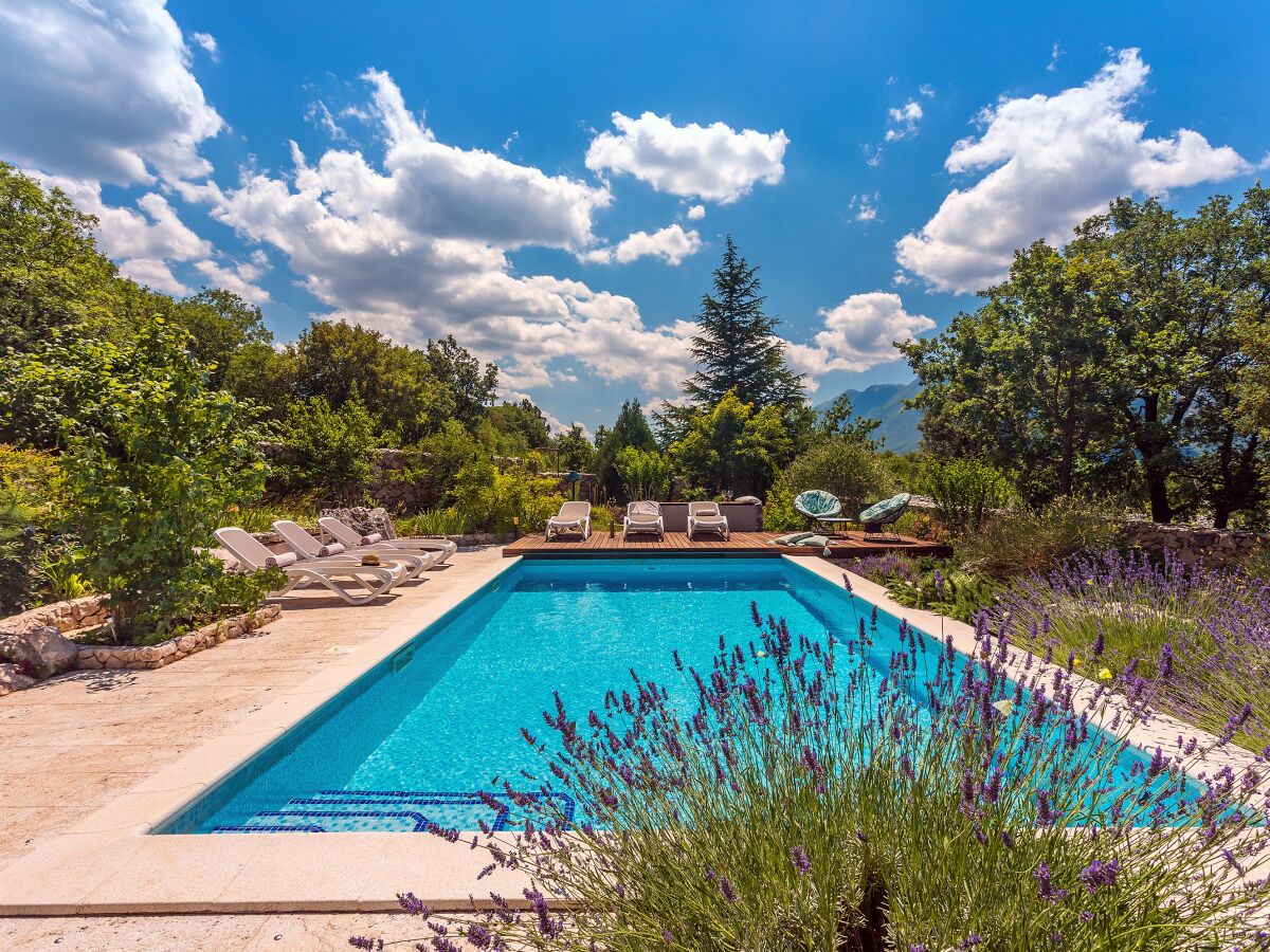 Heated pool with massage, geyser, anti-current swimming