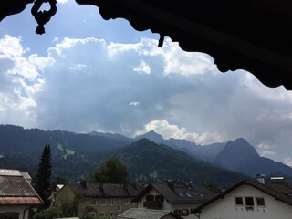 Ausblick vom Balkon