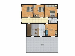 Villa Cossignano Pianta del piano 26