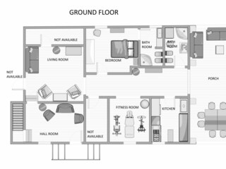 Villa Ripatransone Pianta del piano 41