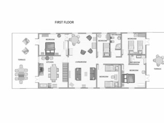 Villa Ripatransone Pianta del piano 42