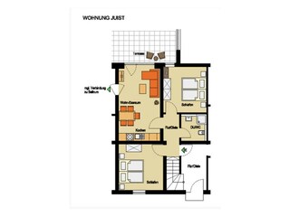 Ferienwohnung Juist Grundriss 31