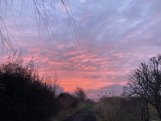 Winterhimmel am Bodden
