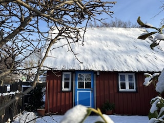 Urgemütlich im Häuschen bei Schnee und Eis
