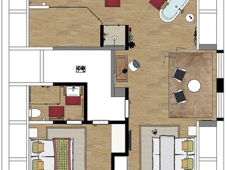 Casa per le vacanze Altwarp Pianta del piano 23