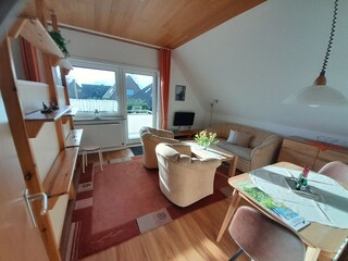 Blcik zum Balkon