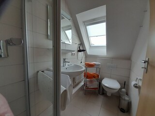 Blick aus der Dusche