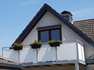 Balkon der Ferienwohnung
