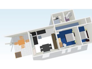 Casa per le vacanze Bergen aan Zee Pianta del piano 33