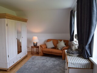 Sitzecke im Schlafzimmer