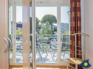 Balkon mit Sitzmöglichkeiten