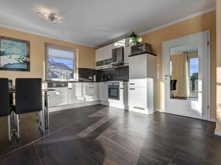 Essbereich mit offener Küche