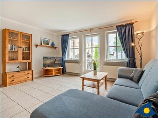 Wohnzimmer mit Merblick