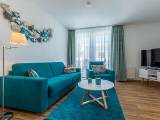 Ferienwohnung Göhren Wohnzimmer 8