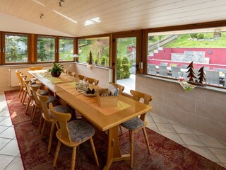 Wintergarten mit Ausblick Garten