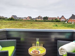 Blick vom Balkon