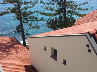 View of the house from the external staircase