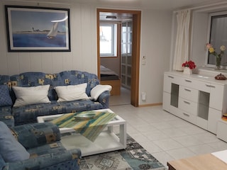 Couchecke im Wohnzimmer(Doppelbettcouch)