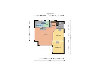 Bungaló De Koog Plano de planta 23
