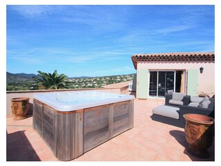 Roofterrace at masterbedroom