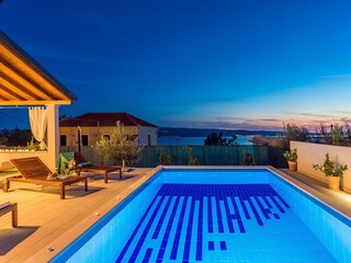 Amazing sunset view from the pool area