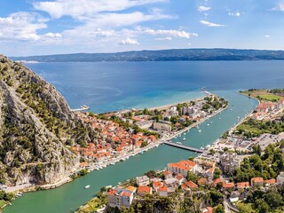 Small Mediterranean town Omiš only 8km from property