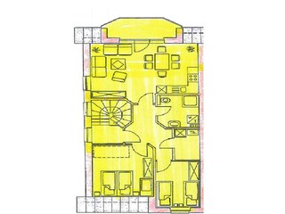Appartamento per vacanze Norddeich Pianta del piano 21