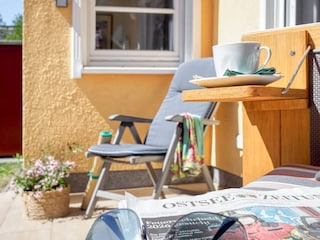 möblierte Terrasse