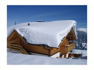 Chalet Alpengarten verschneit