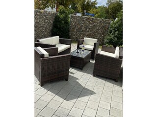 Lounge auf der Südterrasse