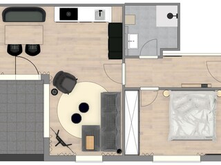 Ferienwohnung Juist Grundriss 37