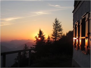 Untersberg im Abendrot