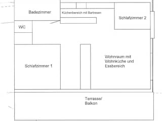 Wohnungsgrundriss