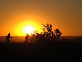Sonnenuntergang auf der Neubürg