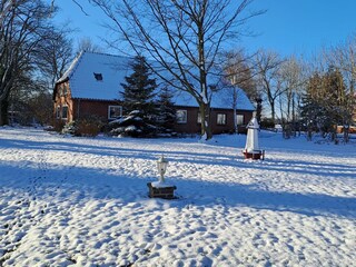 Unser Haus im Winter