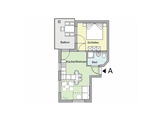 Grundriss Apfel-Wohnung F***