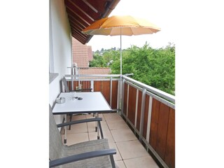 Balkon Zwetschgen-Wohnung F**