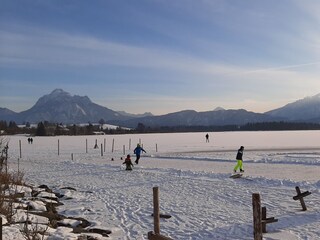 Eisvergnügen auf dem Hopfensee